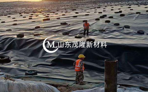 《福建武平垃圾填埋場》土工布、土工膜施工